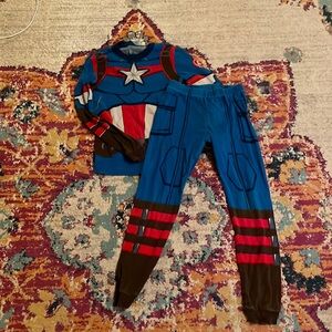 Kids Captain America Pajamas (great condition)